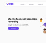 $10 + $20 Bonus Cryptocurrency For Referee and Referrer (Credited after Funding at least $100) @ Virgo.co
