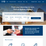 [NSW] 15% off Valet Parking + Surcharge @ Sydney Airport Parking (Online Only)