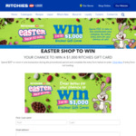 Win 1 of 10 $1,000 Ritchies Gift Card from Ritchies [Purchase Required]
