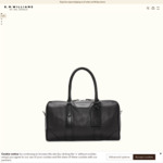 RM Williams overnight leather bag $400 (was $799)