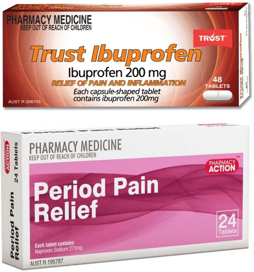 48x Ibuprofen 200mg + 24x Naproxen (Treatment Of Inflamatory Conditions ...