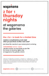 Wagamama 2 for 1 Thursday after 3pm (Galaries Victora in Sydney only)