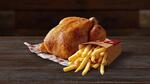 $14.95 Chicken & Chips (Click and Collect Only between 5-8PM Monday & Tuesday, at Participating Restaurants) @ Red Rooster
