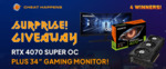 Win a Cheat Happens RTX 4070 Super + 34" Gaming Monitor from Cheat Happens
