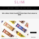 Win 1 of 2 Menz Violet Crumble Protein Bars Packs (Valued at $200) from Slim Magazine