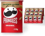 [Prime] Pringles Original, 53g (12 Pack) $16.20 ($14.58 S&S) Delivered @ Amazon AU