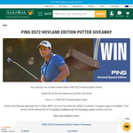 Win 1 of 3 Limited Edition PING DS72 Hovland Edition Putters from GolfBox