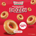 [SA] Original Glazed Dozen Doughnuts $14.95 (Online / in Store) @ Krispy Kreme SA (Excludes OTR Stores)