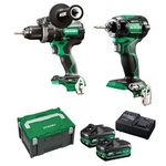 HiKOKI 36V MultiVolt 2 Piece Brushless Combo Pack KC36DC(HRZ) - $299 : $274 with Powerpass Selected Bunnings stores - Nationwide