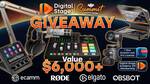 Win a Digital Stage Studio Gear Prize Inc. Gear from RØDE, Elgato, Obsbot, Ecamm, Take One Tech from Digital Stage / Summit