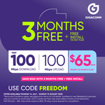[VIC, NSW] Free FTTdP Install & 3 Months Free on 100/100, 500/100, 1000/100 Plans (New Customers, Selected Buildings) @ GigaComm