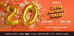 $20 off with $200 Spend, $50 off with $500 Spend + $8.95 Delivery ($0 C&C) @ digiDirect