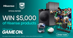 Win $5,000 Worth of Hisense Products + $750 NRL Shop Voucher or 1 of 2 $500 NRL Shop Vouchers from Hisense