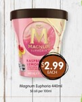 [WA] Streets Magnum Euphoria Raspberry Lemon Tub 440ml $2.99 @ Spudshed