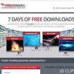 FREE Downloads on VideoBlocks for 7 Days (Rego + C/C Required)