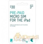 Telstra $30 Pre-Paid Micro SIM For The iPad - $5 Delivered Pre-Activated Post-Purchase @ iDroid