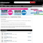 Grand Designs Live: Complimentary Double Passes - Sydney 18-20 October, Melbourne 25-27 October