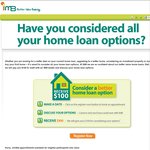 Receive $100 for considering a better home loan option - IMB