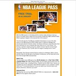 NBA League Pass Free Trial 20-26 Jan
