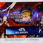 Monster Hunter 3 Ultimate (Wii U) Digital Download -  $47.95 (40% off) 