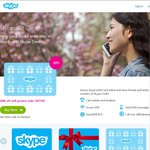 Skype Credits eGift Cards 30% off
