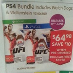 EA Sports UFC on XB1/PS4 $64.98 (Save $10) When You Preorder at Dick Smith
