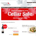 Qantas epiQure Cellar Sale: 39% off 93/95pt Wine $15.29/bt via 10% off Purchases (Wines+Events)
