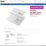 2 Pack Vacuum-Sealed Bag for $1.99 @ IKEA 22/8 Till 24/8