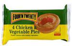 [4 Pack] Four N Twenty Pies $3.70 (Half Price) All Varieties @Woolworths