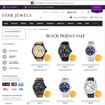 Star Jewels Black Friday Watch Sale. Featuring Citizen, Edifice, TW Steel & G-Shock from $99