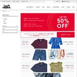 Up to 50% off Sale Plus Extra 20% off for Members - JAG