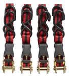 Masters - Ratchet Tie Down Straps 4 Pack $10 (Save $8.95)