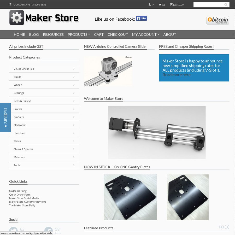 CNC Router, 3D Printer parts and supplies 10 off All