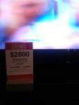 Myer Sydney CBD - clearance TVs - Samsung 55" LED ($2800) & Panasonic 58" Plasma ($2940)