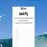 Win a Custom Surfboard Painted by Felicity Palmateer Worth $1,800 from Billabong