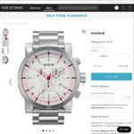 Nixon Magnacon SS II Watch - $424.57 (with 15% off Code) RRP $999 @ The Iconic