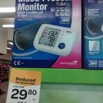 A&D Medical Blood Pressure Monitor UA-1030T $29.80 (Normally $149) @ Woolworths
