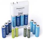 [Made in Japan] Eneloop Power Pack: Advanced Battery Charger + 10 AA & 4 AAA Coloured Cells $47 ($34 USD) Posted @ Amazon