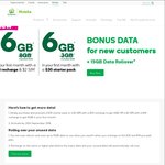 Woolworths Mobile Prepaid: Unlimited Calls/SMS for Plans: ($30/6GB & $45/16GB First Month)