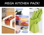 7 Piece Knife Set, 52 Piece Container Set and Microwave Bacon Tray for $9.95 (+ $7.95 Shipping)