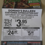 [VIC] Domino's Bulleen Customer Appreciation Day - $3.95 Pizza's Pickup