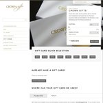 Crown Gifts $400 Gift Card for $400 and Receive a Complimentary Crown Metropol Bathrobe Valued at $120
