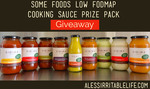 Giveaway: SOME Foods Low FODMAP Cooking Sauce Prize Pack from A Less Irritable Life