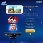 Win 1 of 2 iPhone 7's Worth $1,079, 1 of 5 $130 Disney Store Gift Cards or 1 of 10 Runner-Up Prizes from Gameloft Inc
