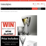 Win a Set of 6 Royal Doulton Earlswood Goblets Worth $129 from Tableking