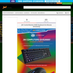 Win a Cooler Master RGB Keyboard & Mouse Bundle Worth $230 from JW Computers