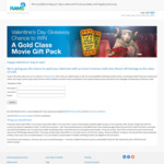Win 1 of 5 Event Cinemas Gold Class Gift Packs Worth $100 from RAMS