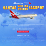 Win 1 of 26 Prizes of 1,000,000 Qantas Points Worth $30,372 from Seven Network [QFF Members]