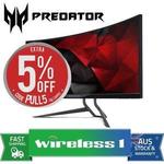 Acer Predator X34 Curved 34 Inch Ultra-Wide G-Sync IPS Gaming Monitor $979 Delivered @ Wireless1 eBay (eBay Plus Required)