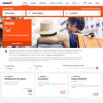 Melbourne, Gold Coast and Sydney to Auckland from $173 / $179 / $190 Return on Jetstar, Scattered Dates in Nov, Jan-Mar